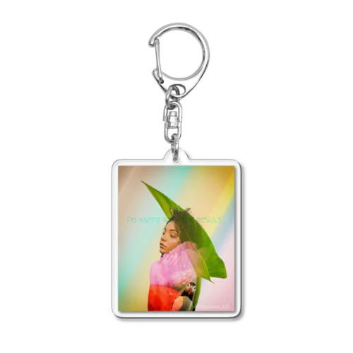 I’m Happy！ Acrylic Key Chain