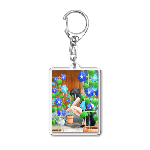 アサガオ Acrylic Key Chain