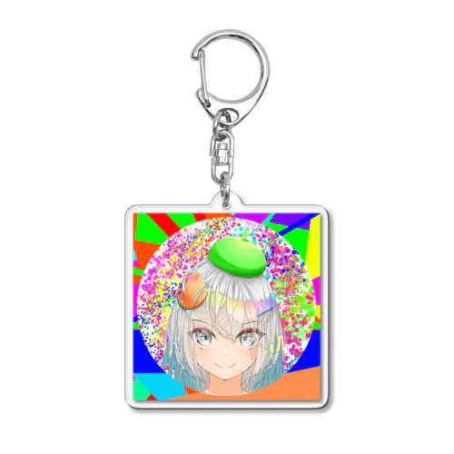 オリジナルアート『好き』 Acrylic Key Chain