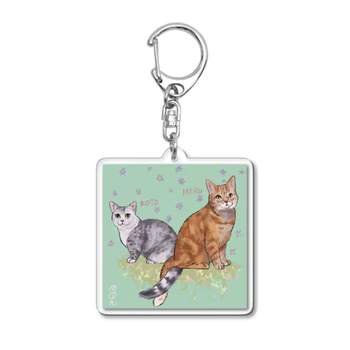 koto & meru Acrylic Key Chain