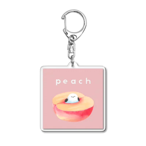 ピーチ鳥さんその2 Acrylic Key Chain