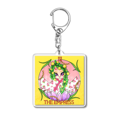 タロット 3:女帝 Acrylic Key Chain