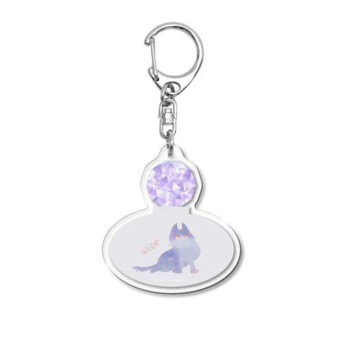 虚無ネコ parfum Acrylic Key Chain