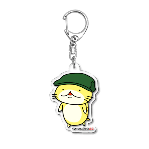 ハンチングユタネコ Acrylic Key Chain