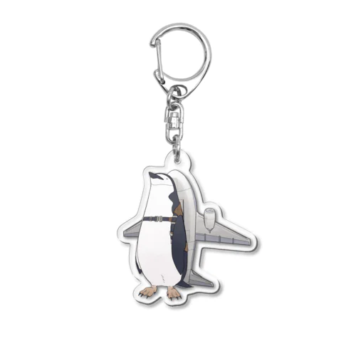 騒音のない世界のペンギンキーホルダー Acrylic Key Chain