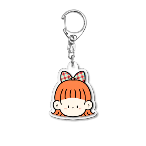 こぴかちゃん。(お顔リボン)👧🎀 Acrylic Key Chain