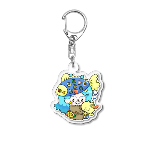 Ametan 魚座ちゃん Acrylic Key Chain