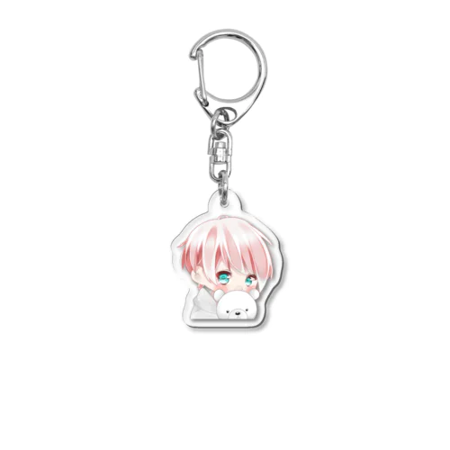 赤いるか Acrylic Key Chain