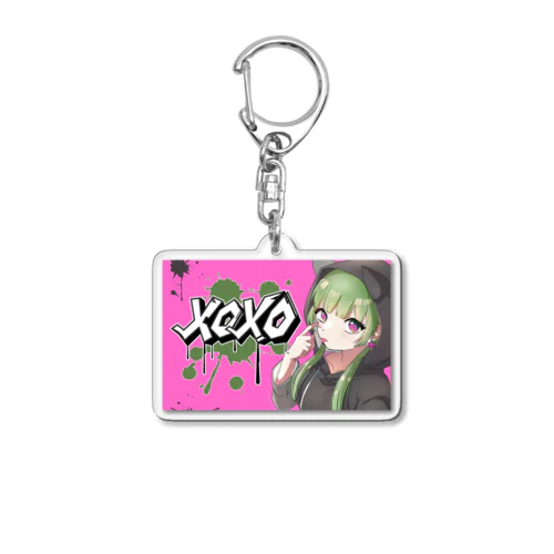 XOXOシリーズ【Hannya】Ver.PINK Acrylic Key Chain