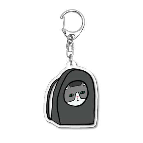 しゃちょう病院に行く Acrylic Key Chain