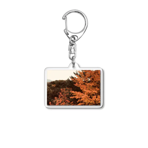 秋の色づき Acrylic Key Chain