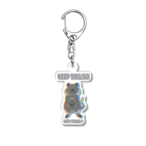 世界一幸せな動物 Acrylic Key Chain