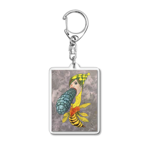 Fly Acrylic Key Chain