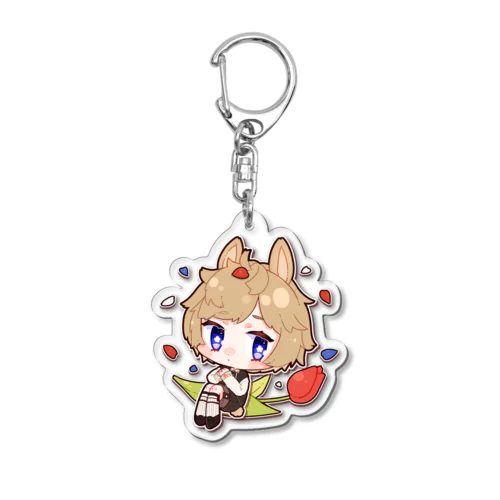 Puka-Puka Robin Acrylic Key Chain