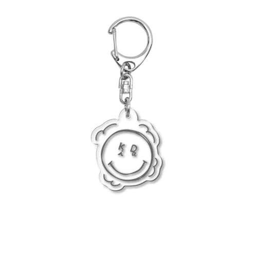 s_kida Monochrome Acrylic Key Chain