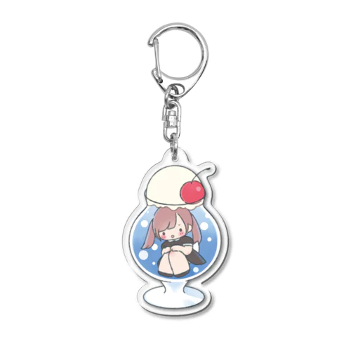 喫茶Shangrila_るり Acrylic Key Chain