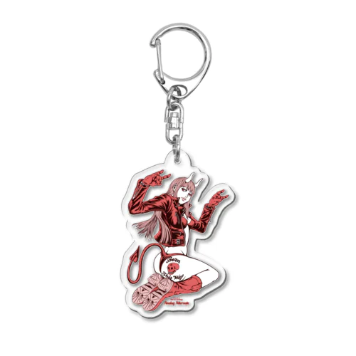 BORN THIS WAY (REDSKIN) Acrylic Key Chain