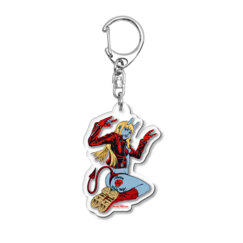 BORN THIS WAY (BLUESKIN) Acrylic Key Chain