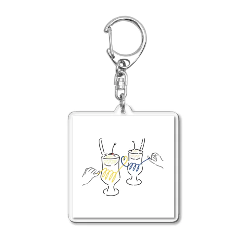 クリームソーダ×クリームソーダ= Acrylic Key Chain