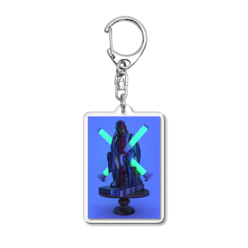 Ouija Acrylic Key Chain