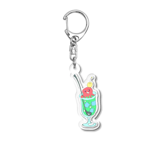 タコクリームソーダ Acrylic Key Chain