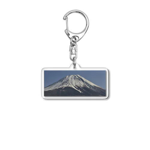 冠雪した富士山 Acrylic Key Chain