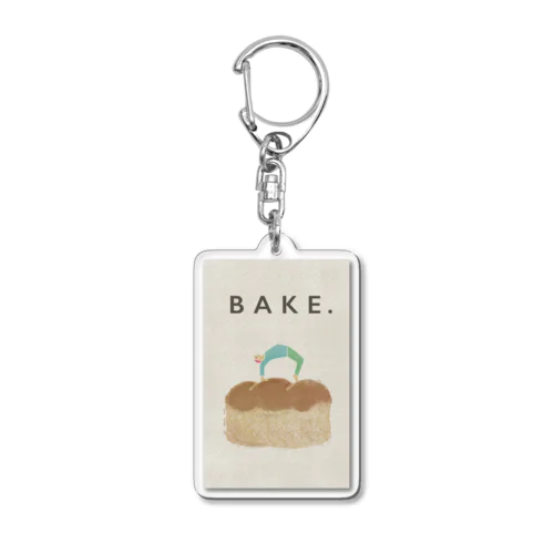 BAKE. Acrylic Key Chain