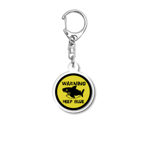 WARNINGホホジロザメ　 Acrylic Key Chain