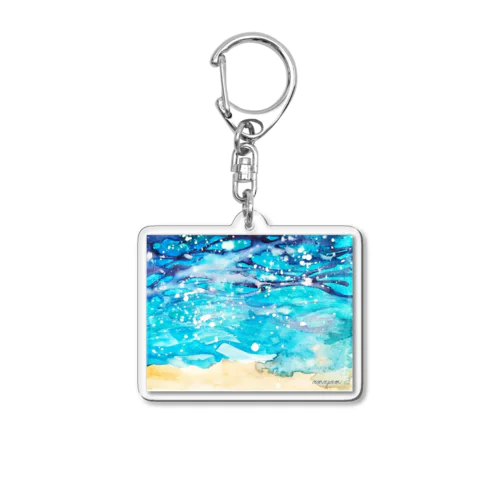 Healing sea_am Acrylic Key Chain