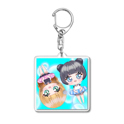 水着グッズ(if) Acrylic Key Chain