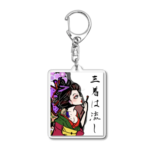 主のオリキャラとみんなやるやつ Acrylic Key Chain