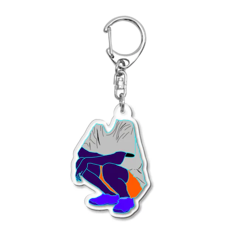 ひとりたむろ Acrylic Key Chain