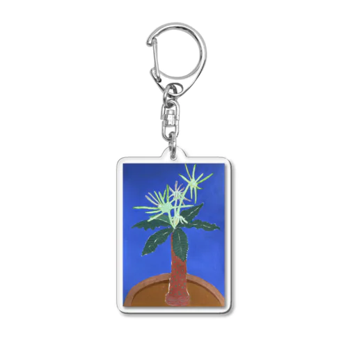 多肉植物 d Acrylic Key Chain