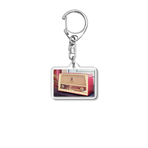 懐かしいラジオです Acrylic Key Chain