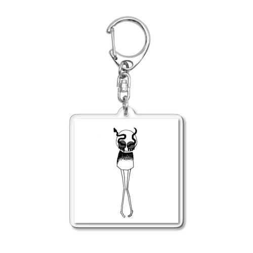 蛇脳 Acrylic Key Chain