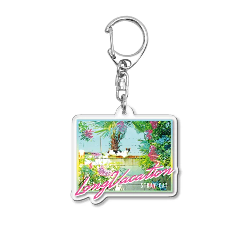 Long Vacation （野良猫） Acrylic Key Chain