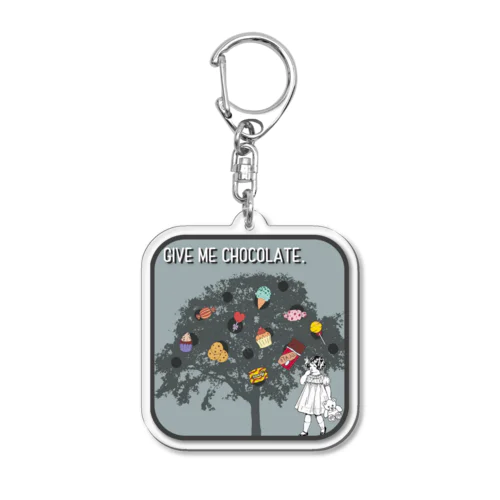 ギブミーチョコレィト Acrylic Key Chain