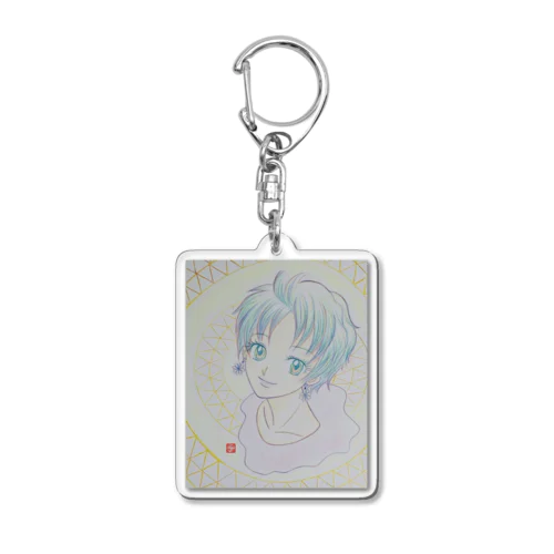 自由 Acrylic Key Chain