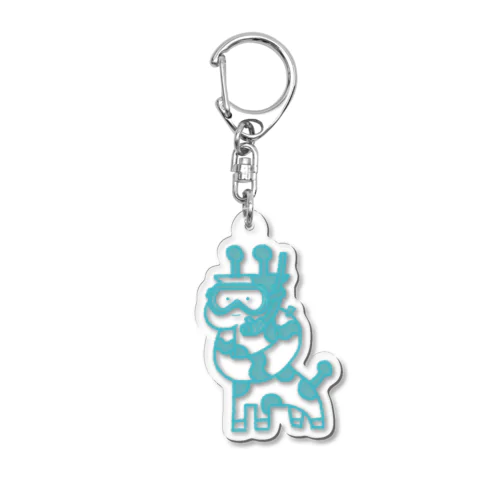 夏のきりん Acrylic Key Chain