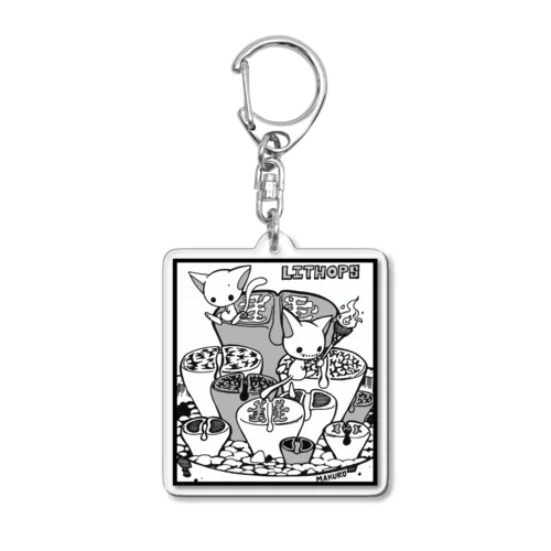 Shadow cat(リトープス) Acrylic Key Chain