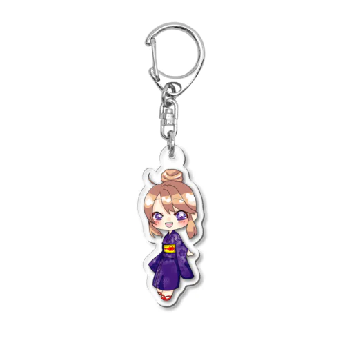 はるぴよ[浴衣] Acrylic Key Chain