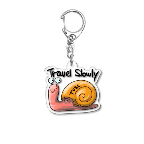 ゆっくり旅行　カラー Acrylic Key Chain