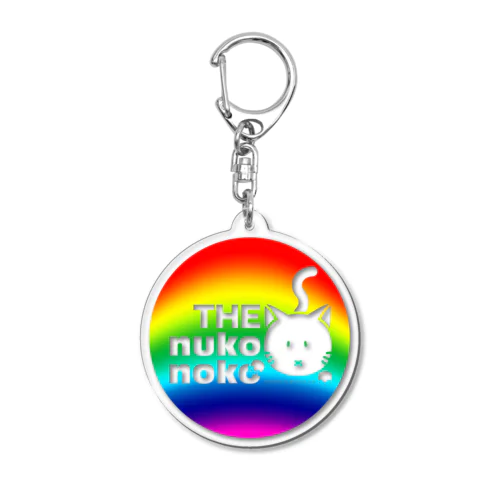 THE nukonoko RAINBOW Acrylic Key Chain