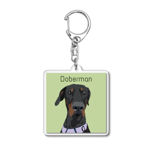 Doberman アクリルキーホルダー