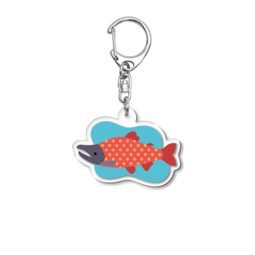 ベニザケドットくん Acrylic Key Chain