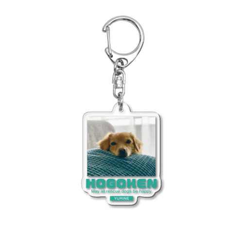 あごのせHOGOKEN Acrylic Key Chain