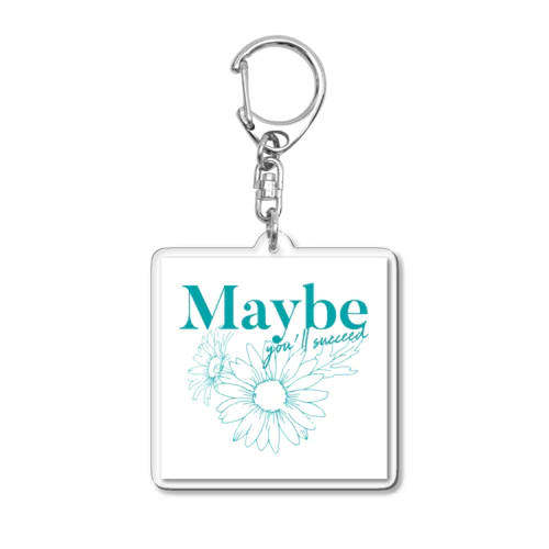 maybe_flw Acrylic Key Chain