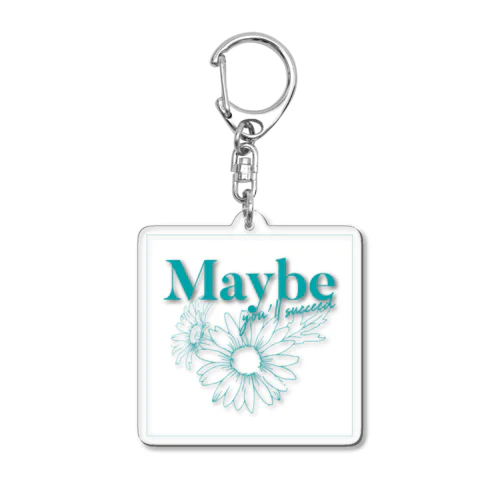 maybe_flw Acrylic Key Chain