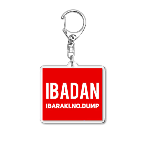 IBADANキーホルダー赤 Acrylic Key Chain