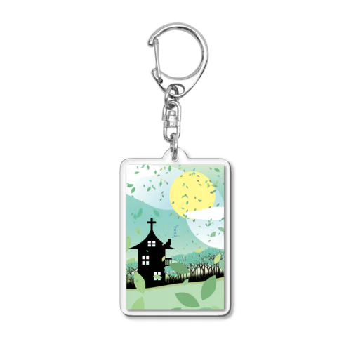 四季猫-夏 『夏涼』 Acrylic Key Chain